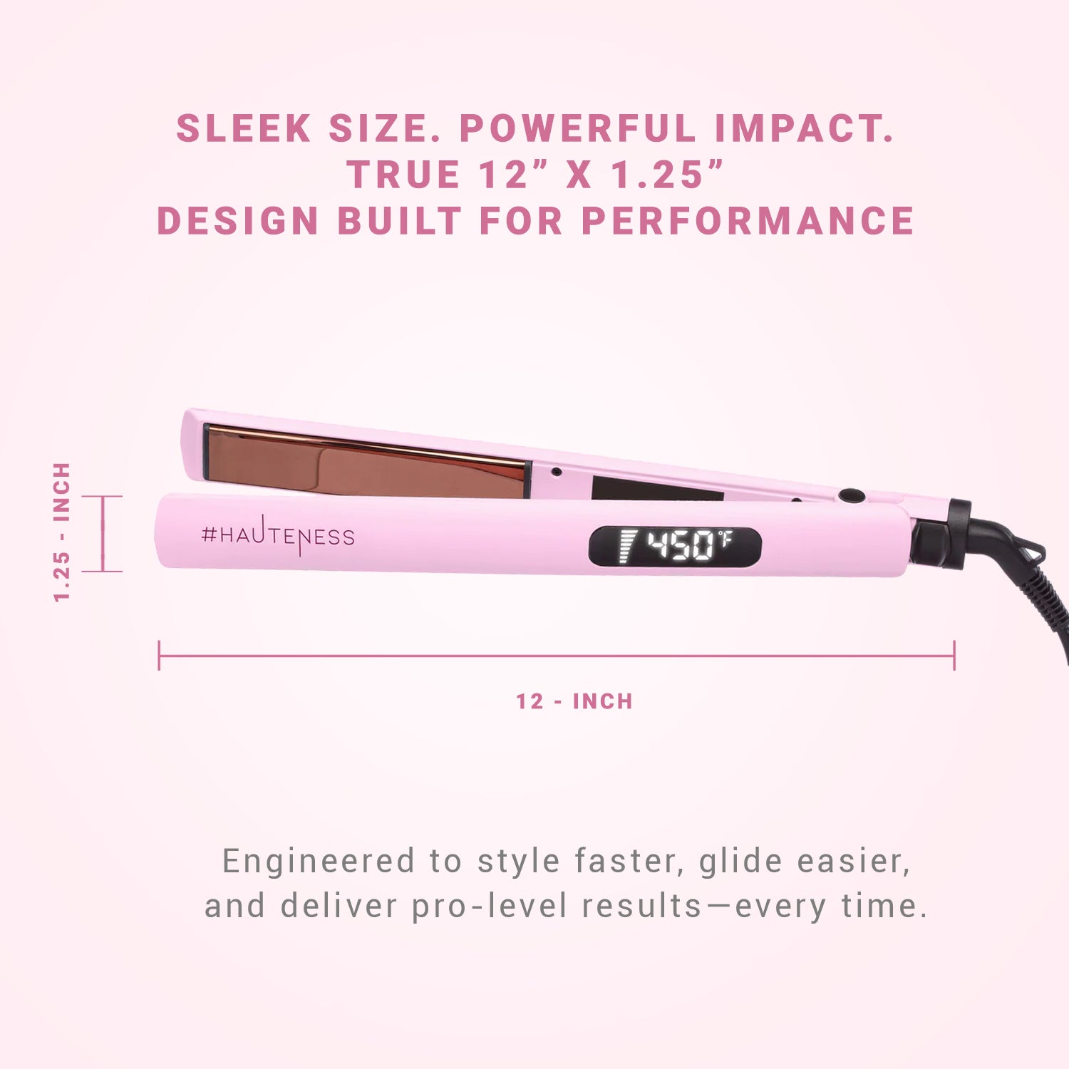 Digital MaxLength Titanium Flat Iron
