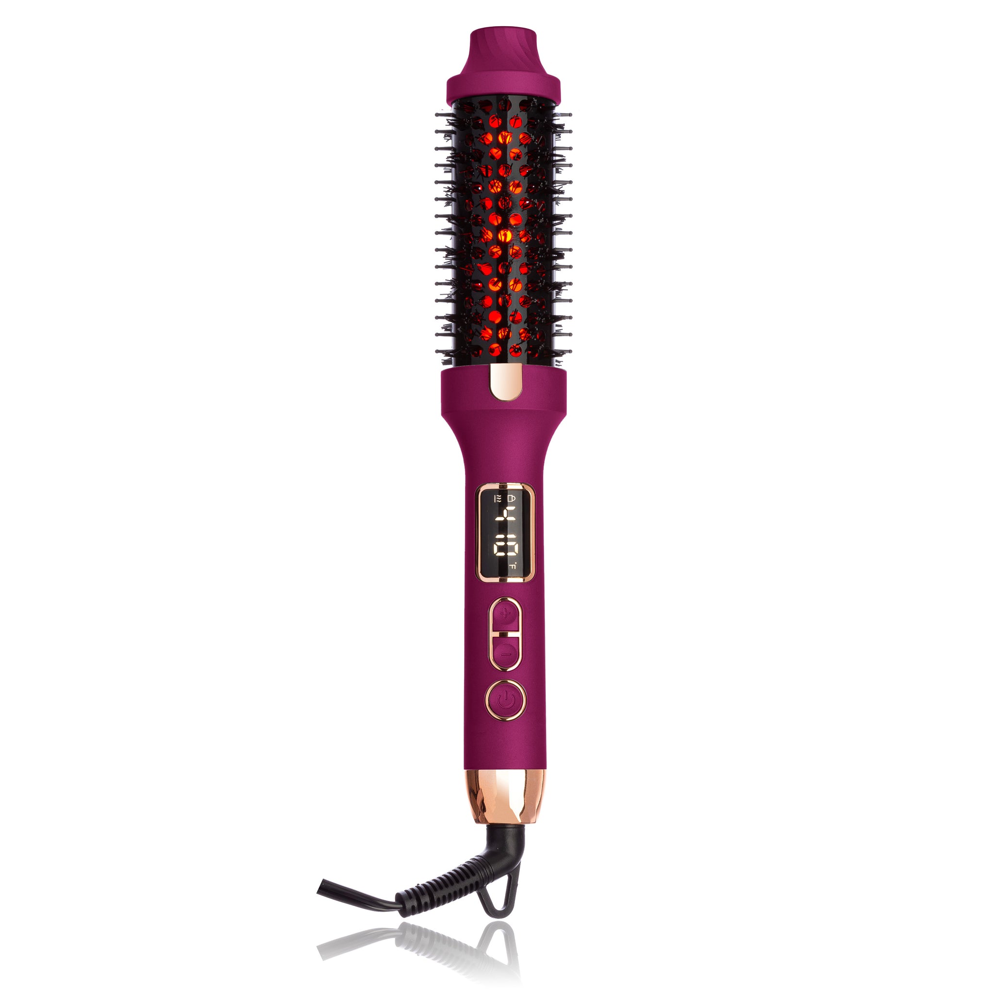 Thermal Straighten & Curl Round Hot Brush with Infrared Technology