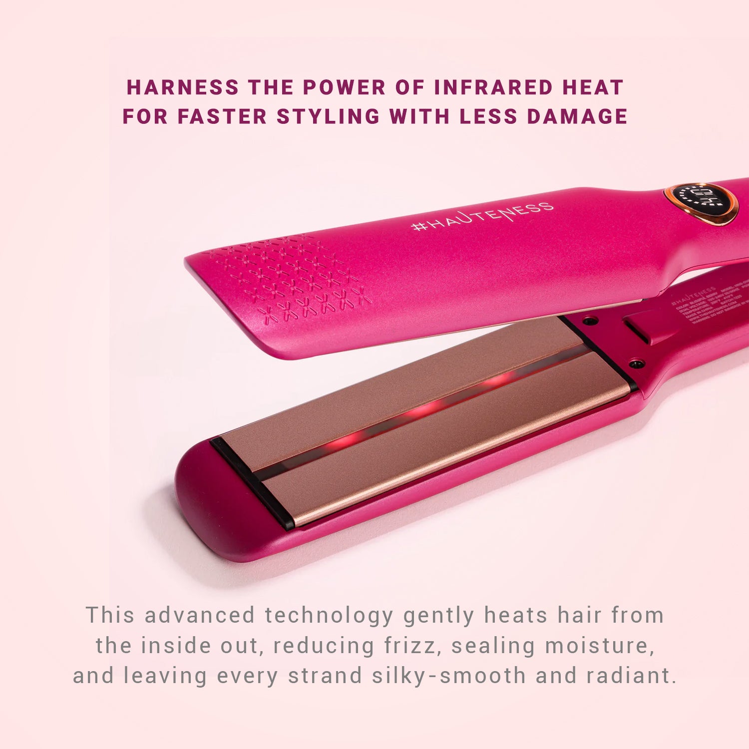 1.5” Digital Flat Iron with Extra Wide Plates & Infrared  display picture 1
