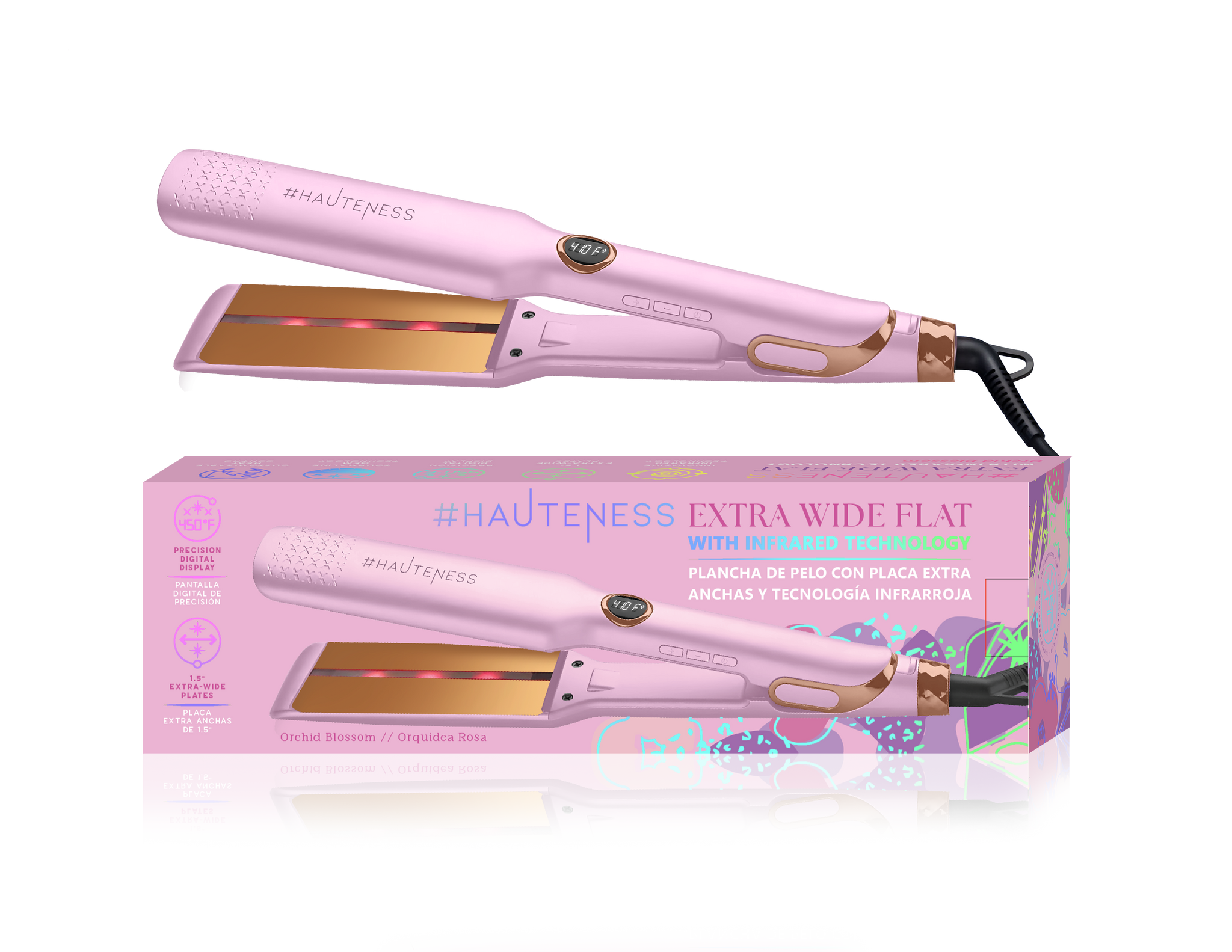 1.5” Digital Flat Iron with Extra Wide Plates & Infrared Technology -COMING SOON!