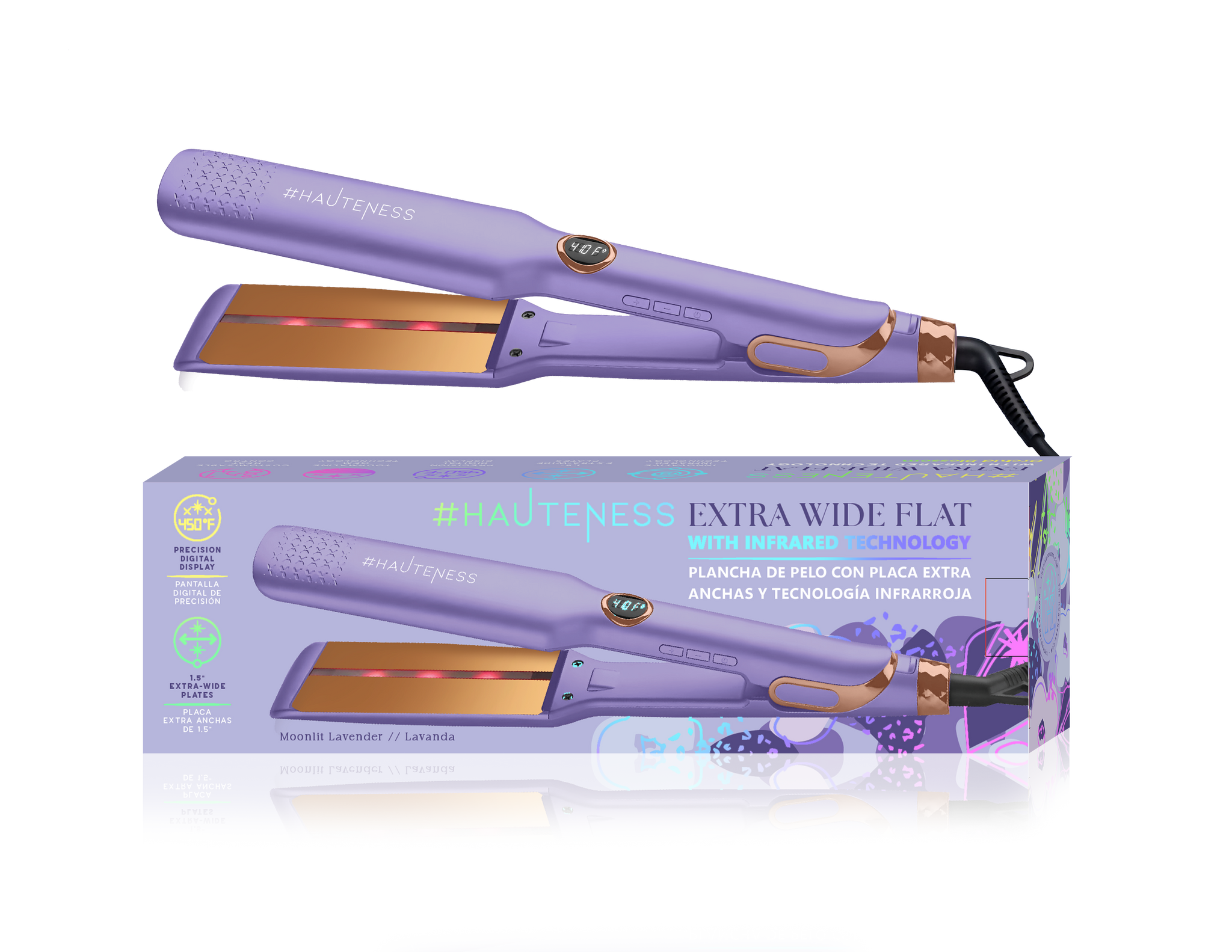 1.5” Digital Flat Iron with Extra Wide Plates & Infrared Technology -COMING SOON!