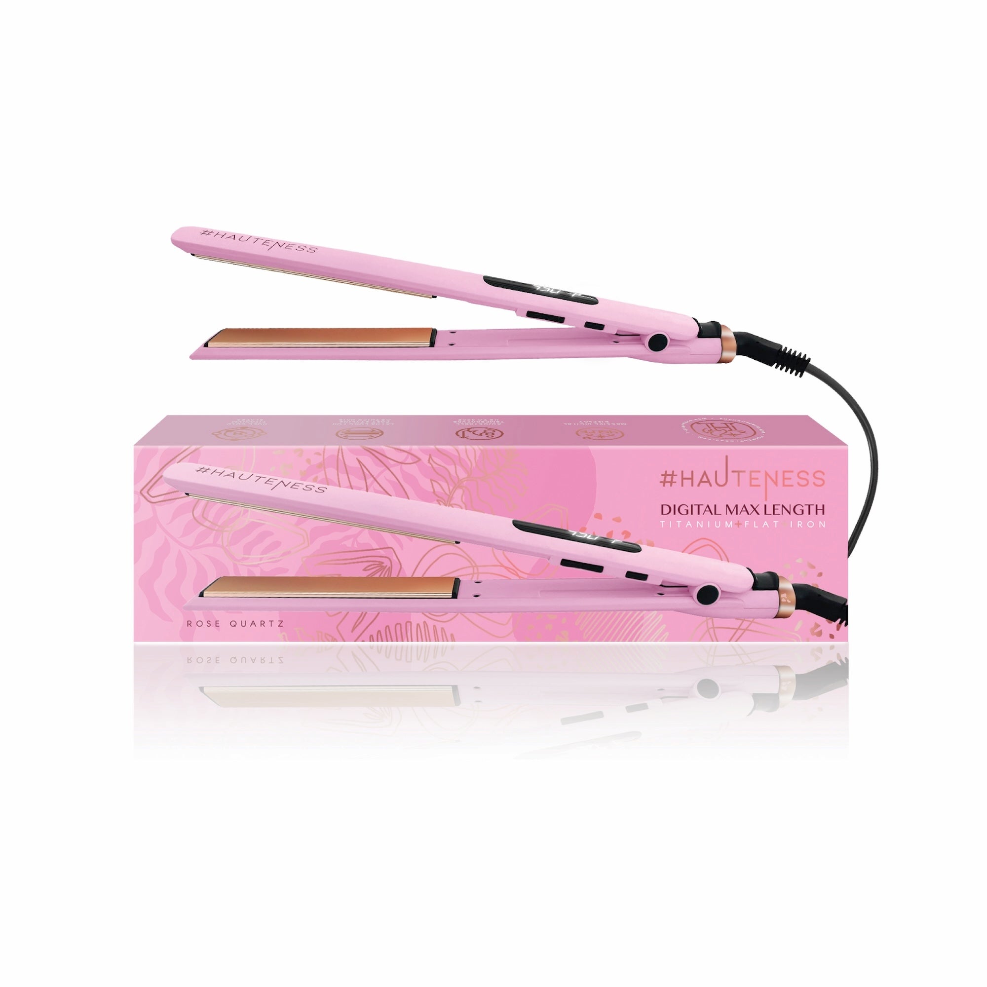 Digital MaxLength Titanium Flat Iron