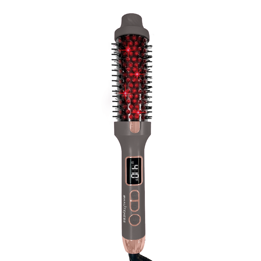 Thermal Straighten & Curl Round Hot Brush with Infrared Technology